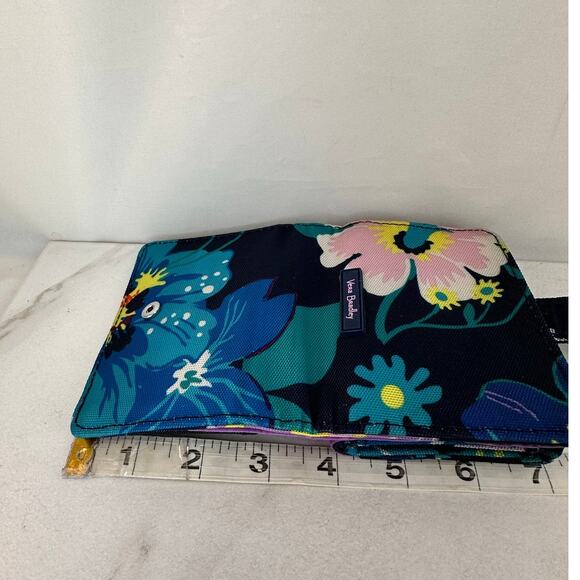 Vera Bradley Lighten Up RFID Small Wallet in Firefly Garden - Picture 7 of 8